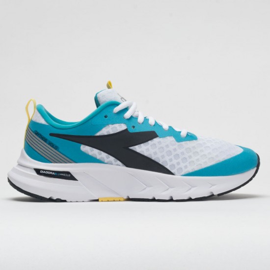 Diadora Mythos Blushield Volo Womens White/Scuba Blue