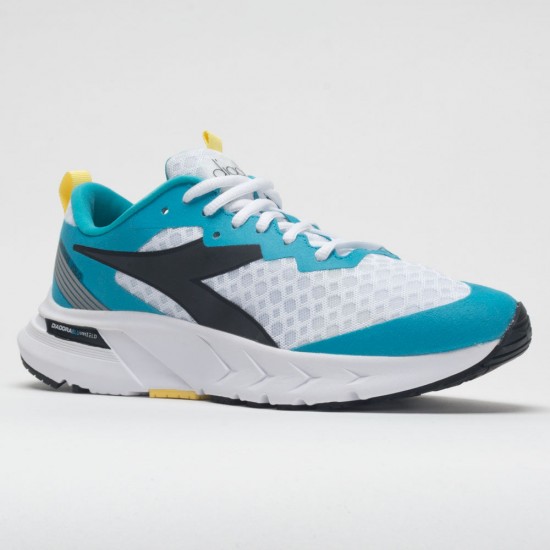 Diadora Mythos Blushield Volo Womens White/Scuba Blue