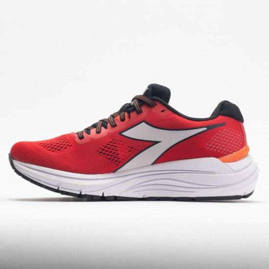 Diadora Mythos Blushield Vortice 7 Mens Fiery Red/White/Black/Orange