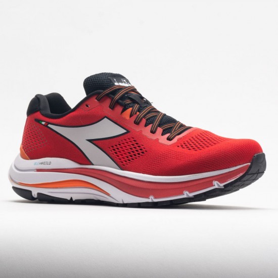 Diadora Mythos Blushield Vortice 7 Mens Fiery Red/White/Black/Orange