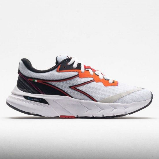 Diadora Mythos Blushield Volo 2 Womens White/Black/Fiery Red