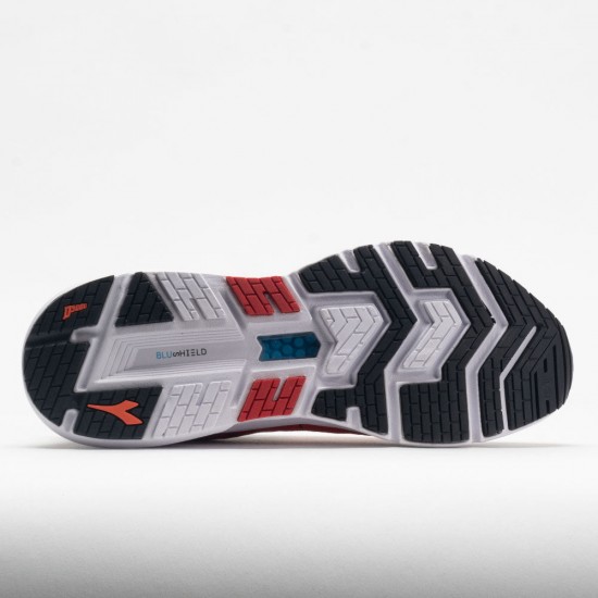 Diadora Mythos Blushield Volo 2 Womens White/Black/Fiery Red