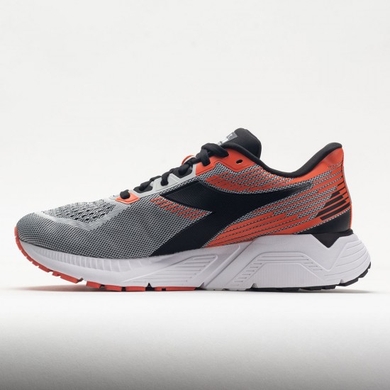 Diadora Mythos Blushield Vigore Mens Silver/Black/Mandarin