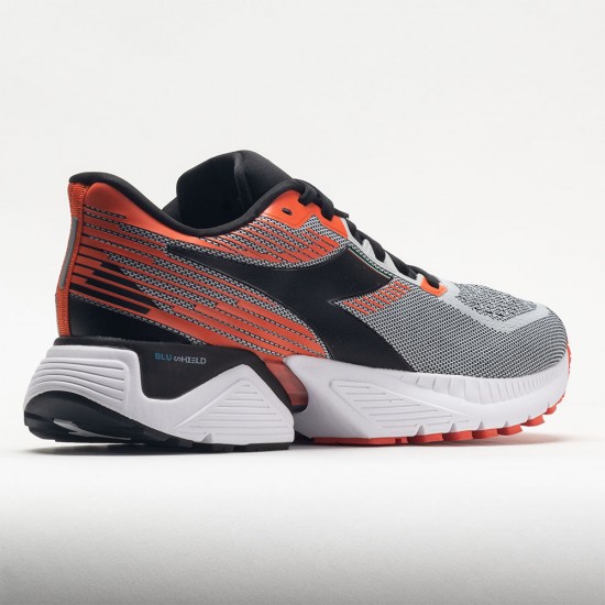 Diadora Mythos Blushield Vigore Mens Silver/Black/Mandarin