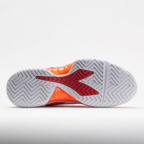 Diadora B.Icon AG Womens Vermilion Orange/White