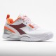 Diadora Blushield Torneo Clay Womens White/Fiery Red