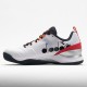 Diadora Blushield Torneo Clay Mens White/Black/Fiery Red