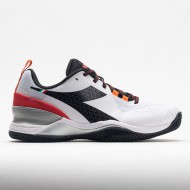 Diadora Blushield Torneo Clay Men's White/Black/Fiery Red