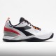 Diadora Blushield Torneo Clay Mens White/Black/Fiery Red