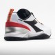 Diadora Blushield Torneo Clay Mens White/Black/Fiery Red