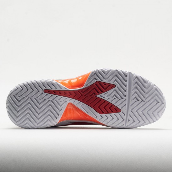 Diadora B.Icon AG Womens White/Fiery Red