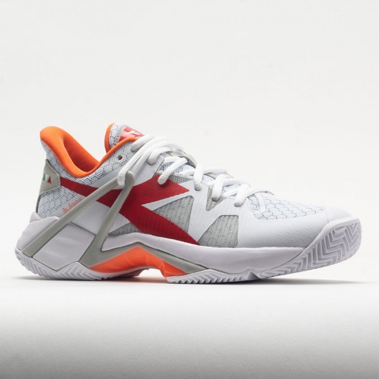 Diadora B.Icon Clay Womens White/Fiery Red