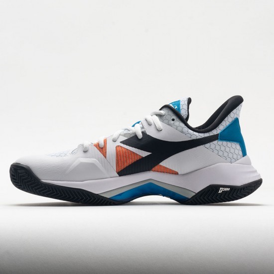 Diadora B.Icon Clay Mens White/Black/Blue Jewel