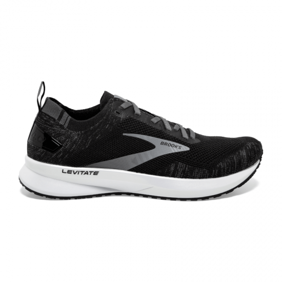 Womens Brooks Levitate 4 Black/Blackened Pearl/White