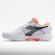 Diadora Trofeo AG Pickleball Womens White/Black/Vermillion Orange