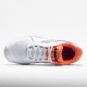 Diadora Trofeo AG Pickleball Womens White/Black/Vermillion Orange