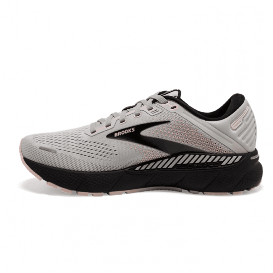 Womens Brooks Adrenaline GTS 22 Grey/Rose/Black