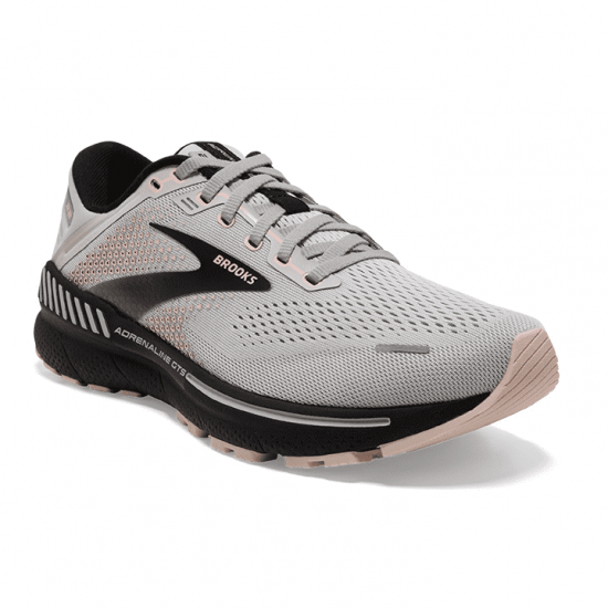 Womens Brooks Adrenaline GTS 22 Grey/Rose/Black