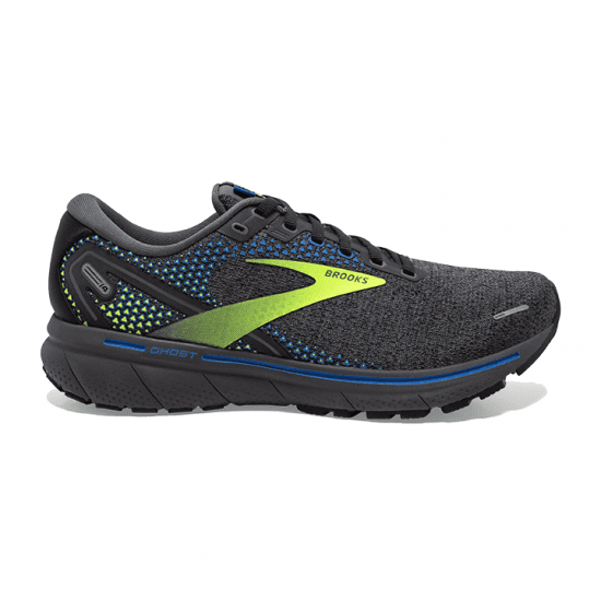 BROOKS GHOST 14 MENS BLACK WHITE