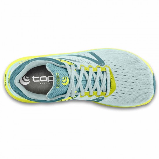 Topo Athletic Magnifly 4 Womens Glass Blue/Lime