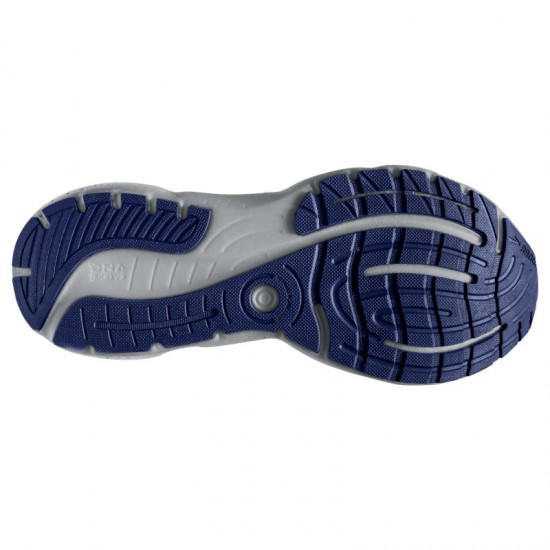 Mens Brooks Glycerin 20 Alloy/Grey/Blue Depths