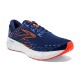 Mens Brooks Glycerin 20 Blue Depths/Palace Blue/Orange