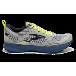 Men's Brooks Revel 5 Oyster/Navy/Dark Blue