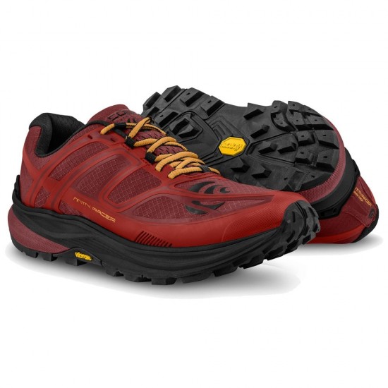 Topo Athletic Mtn Racer Mens Trail Red/Orange