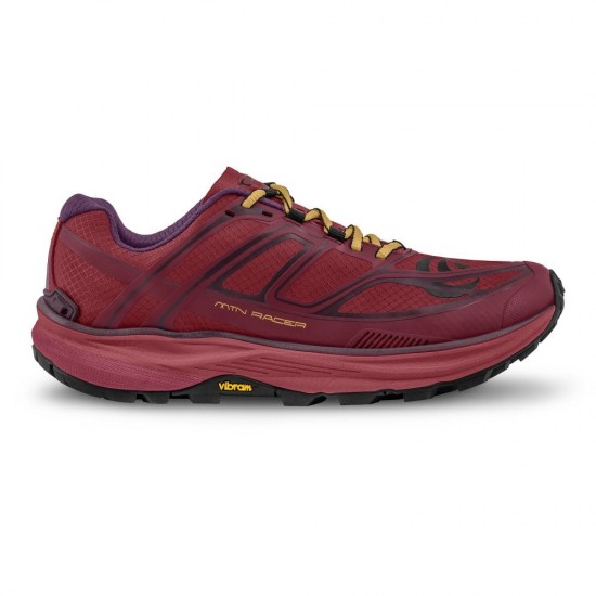 Topo Athletic Mtn Racer Womens Trail Berry/Gold