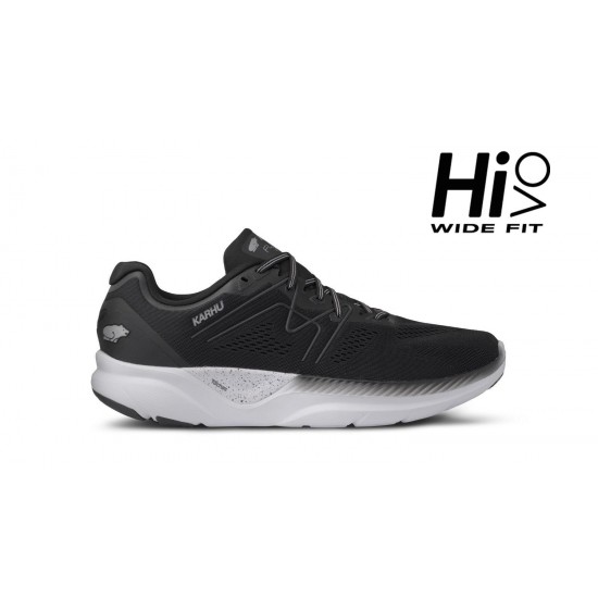 Womens Karhu Fusion 3.0 Hivo Jet Black/Silver