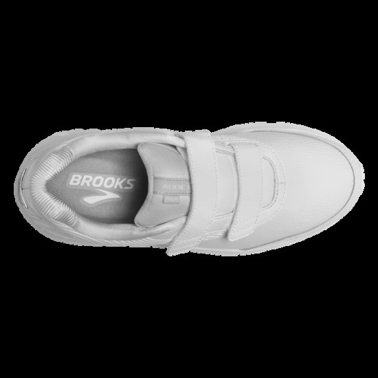 Womens Brooks Addiction Walk V-strap 2 White