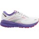 Womens Brooks Adrenaline GTS 22 White/Coral/Purple