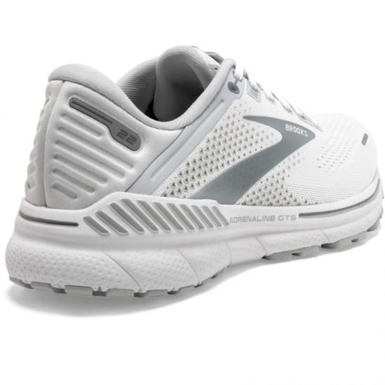 Womens Brooks Adrenaline GTS 22 White/Oyster/Primer Grey