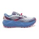 Womens Brooks Caldera 6 Oyster/Blissful Blue/Pink