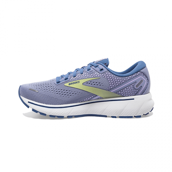 Womens Brooks Ghost 14 Purple Impression/Dutch Lime